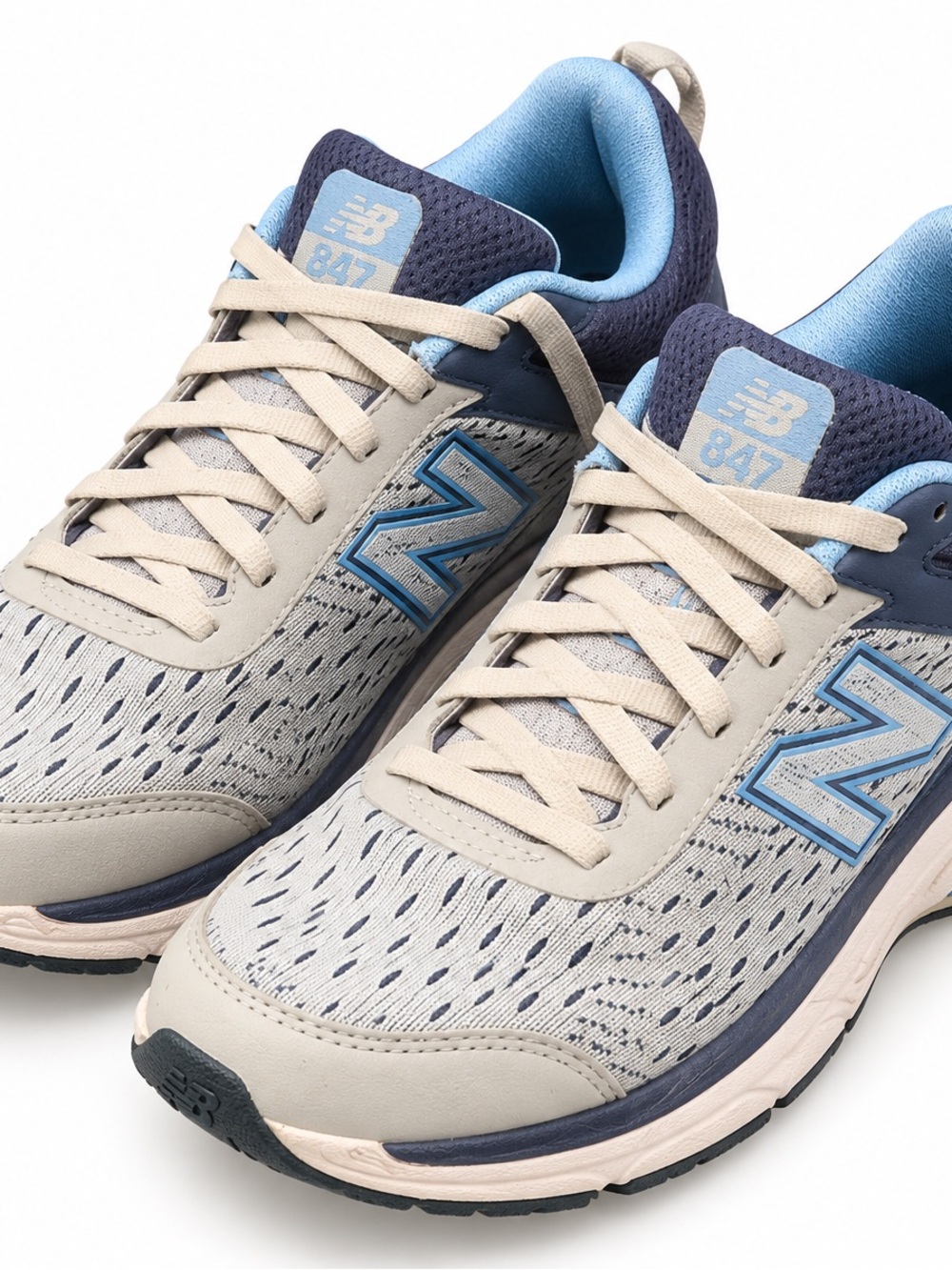 New Balance 847 Walking Shoes Women’s 7.5 Gray Blue White